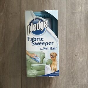 Pledge FABRIC SWEEPER FOR PET HAIR Multi-Use Disposable DISCONTINUED‎ NEW